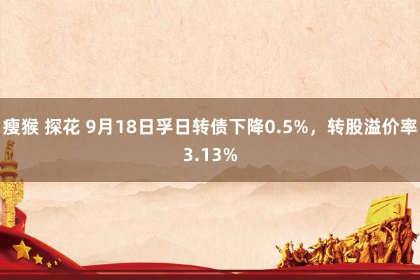 瘦猴 探花 9月18日孚日转债下降0.5%，转股溢价率3.13%